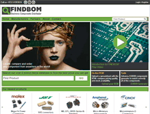 Tablet Screenshot of findbom.com